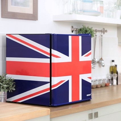 Mini Kühlschrank Retro - Union Jack Design - UK Flagge - VIRC60