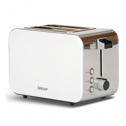 Picture of Igenix IG3202C 2 Slice Toaster – Metallic Cream and Polished Stainless Steel