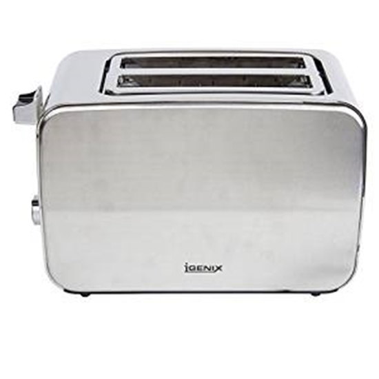 Igenix IG3202 2 Slice Brushed & Polished Stainless Steel Toaster 