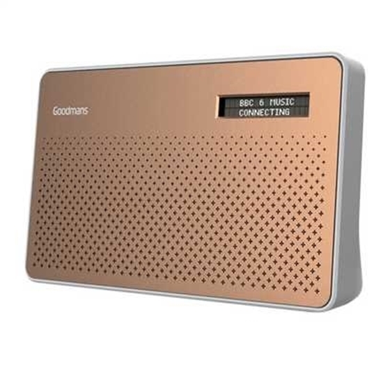 Picture of GS1892 GOODMANS DAB CANVAS COPPER RADIO