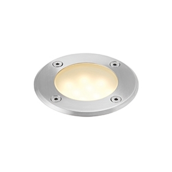 Picture of SAXBY PILLAR ROUND GU10 RECESSED UPLIGHTER MARINE GRADE