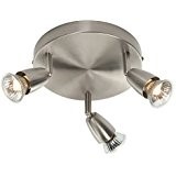 Picture of SAXBY AMALFI 3 LIGHT GU10 SATIN NICKEL SURFACE