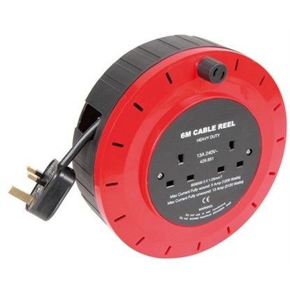 Picture of Mains Extension Cable Reel 6M